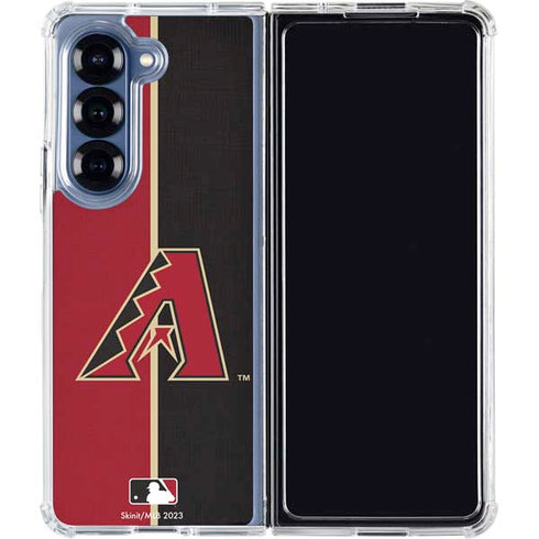 MLB Arizona Diamondbacks Split Galaxy Z Fold7 Clear Case