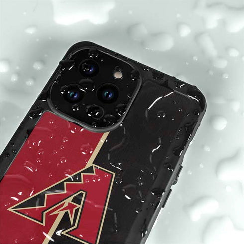 MLB Arizona Diamondbacks Split iPhone 15 Pro Waterproof Case