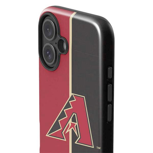 MLB Arizona Diamondbacks Split iPhone 16 Impact Case