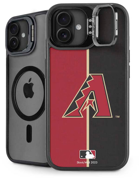 MLB Arizona Diamondbacks Split iPhone 16 Plus Kickstand Case