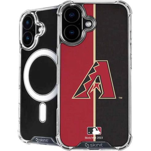 MLB Arizona Diamondbacks Split iPhone 16 Plus MagSafe Case