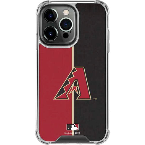 MLB Arizona Diamondbacks Split iPhone 16 Pro Clear Case