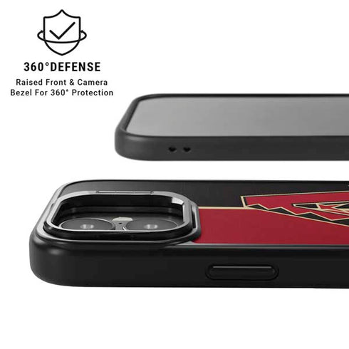 MLB Arizona Diamondbacks Split iPhone 17 Kickstand Case