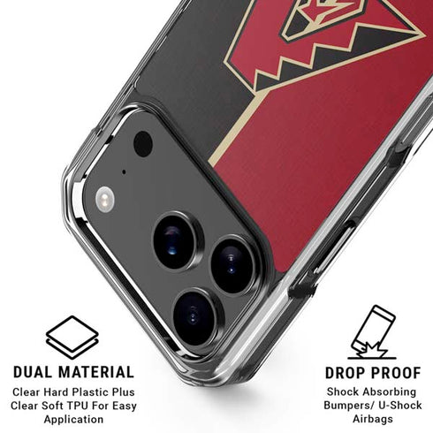 MLB Arizona Diamondbacks Split iPhone 17 Pro MagSafe Case