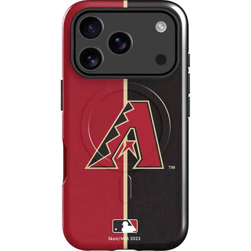 MLB Arizona Diamondbacks Split iPhone 17 Pro Magsafe Impact Case