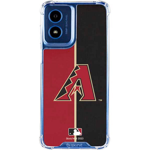 MLB Arizona Diamondbacks Split Moto G 5G (2024) Clear Case