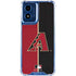MLB Arizona Diamondbacks Split Moto G Play 4G (2024) Clear Case