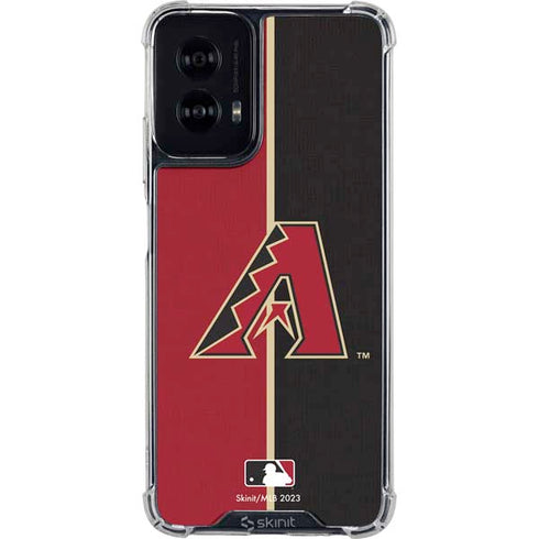 MLB Arizona Diamondbacks Split Moto G Power 5G (2024) Clear Case