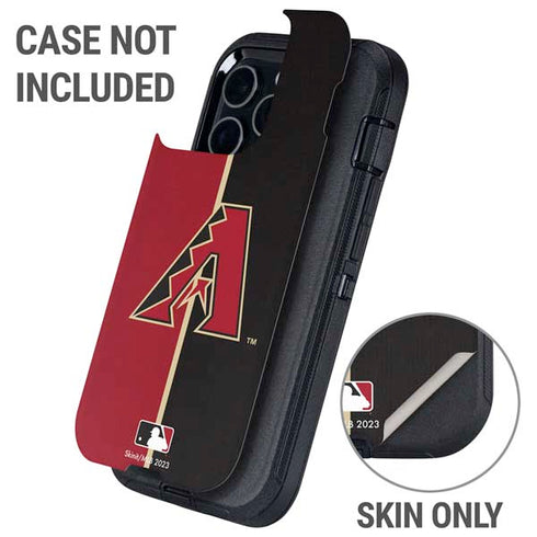 MLB Arizona Diamondbacks Split Otterbox Defender iPhone Skin