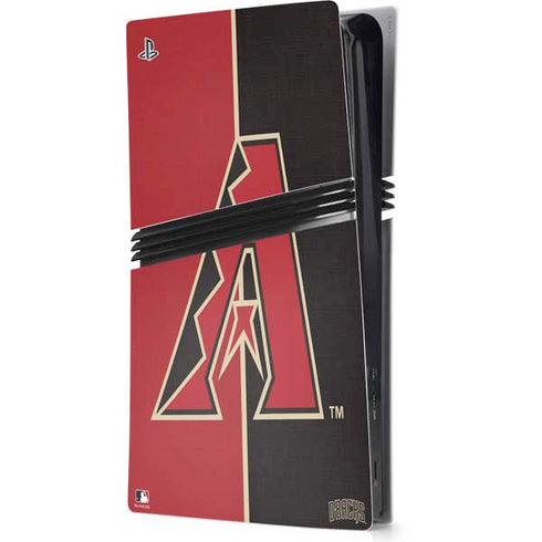 MLB Arizona Diamondbacks Split PS5 Pro Console Skin