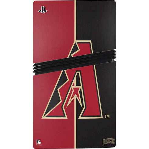 MLB Arizona Diamondbacks Split PS5 Pro Console Skin