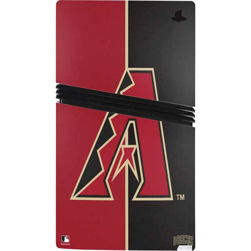 MLB Arizona Diamondbacks Split PS5 Pro Console Skin