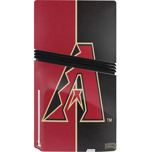 MLB Arizona Diamondbacks Split PS5 Pro Disk Console Skin
