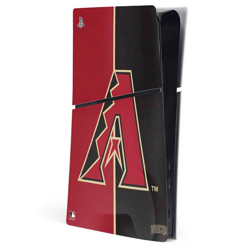 MLB Arizona Diamondbacks Split PS5 Slim Digital Edition Console Skin