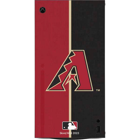 MLB Arizona Diamondbacks Split XBox Series X Digital Edition Console Skin