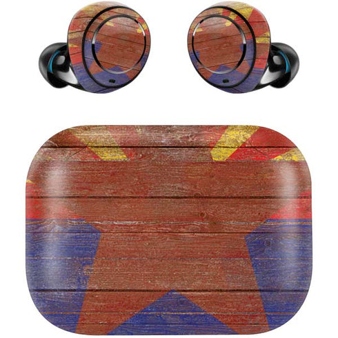 Arizona Flag Dark Wood Amazon Echo Buds Skin