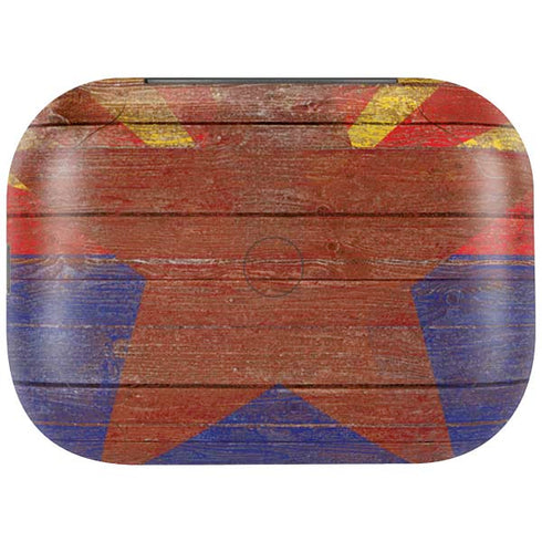 Arizona Flag Dark Wood Amazon Echo Buds Skin