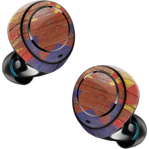Arizona Flag Dark Wood Amazon Echo Buds Skin