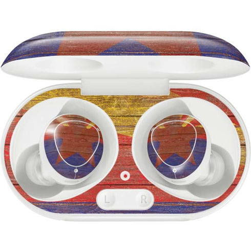 Arizona Flag Dark Wood Galaxy Buds Plus Skin