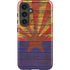 Arizona Flag Dark Wood Galaxy S25 Impact Case