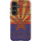 Arizona Flag Dark Wood Galaxy S25 Plus Impact Case