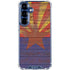 Arizona Flag Dark Wood Galaxy S25 Plus Clear Case