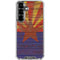 Arizona Flag Dark Wood Galaxy S26 Clear Case