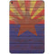Arizona Flag Dark Wood iPad Skins