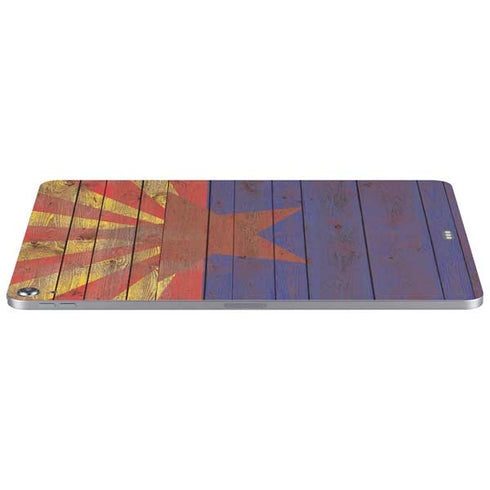 Arizona Flag Dark Wood Apple iPad Air Skin