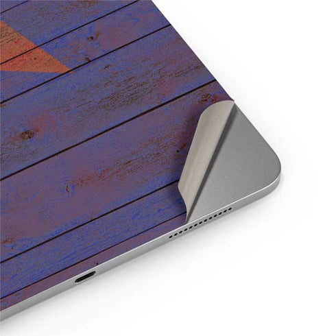 Arizona Flag Dark Wood Apple iPad Air Skin