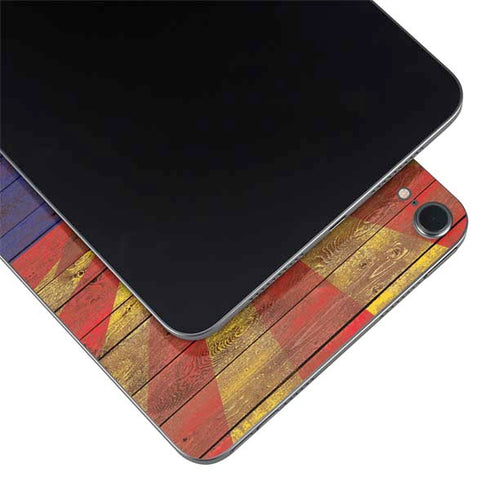 Arizona Flag Dark Wood Apple iPad Mini Skin