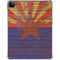 Arizona Flag Dark Wood iPad Pro 11in (2024) Clear Case
