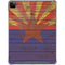 Arizona Flag Dark Wood iPad Cases