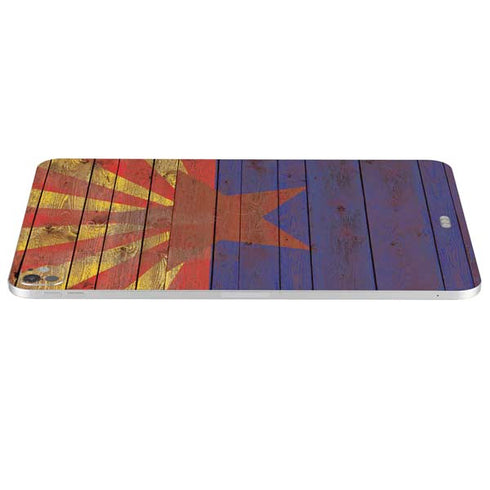 Arizona Flag Dark Wood iPad Pro 13in M4 (2024) Skin
