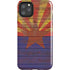Arizona Flag Dark Wood iPhone Cases