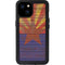 Arizona Flag Dark Wood iPhone 15 Plus Waterproof Case