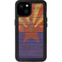 Arizona Flag Dark Wood iPhone 15 Plus Waterproof Case