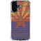 Arizona Flag Dark Wood iPhone 16 Plus Clear Case