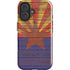 Arizona Flag Dark Wood iPhone 16 Plus Impact Case