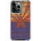 Arizona Flag Dark Wood iPhone 16 Pro Max Clear Case