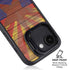 Arizona Flag Dark Wood iPhone 16e Kickstand Case