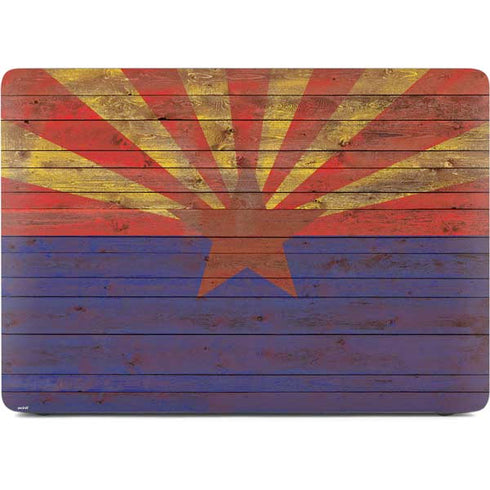 Arizona Flag Dark Wood Apple MacBook Air Skin
