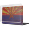 Arizona Flag Dark Wood MacBook Pro 14in (2021-24) Case plus Skin