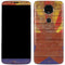 Arizona Flag Dark Wood Moto E5 Plus Skin