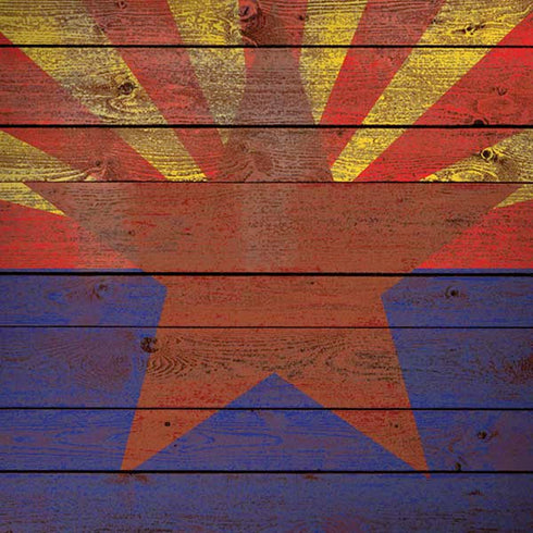 Arizona Flag Dark Wood Moto G6 Skin