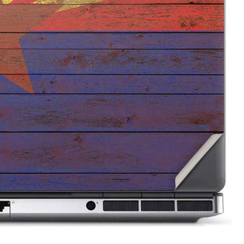 Arizona Flag Dark Wood Dell Precision Skin