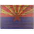 Arizona Flag Dark Wood Surface Laptop 7 13.8in Skin