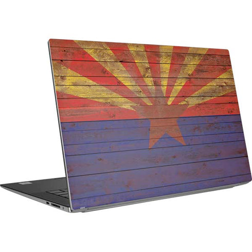Arizona Flag Dark Wood Dell XPS Skin