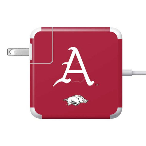 University of Arkansas-Fayetteville A Red 85W Power Adapter (15 and 17 inch MacBook Pro Charger) Skin