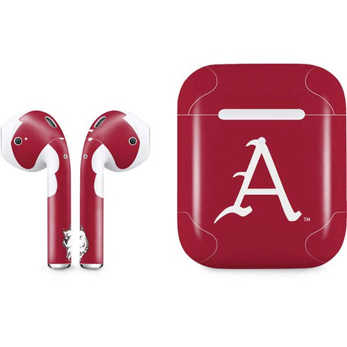 University of Arkansas-Fayetteville A Red Apple AirPods 2 Skin